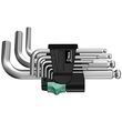 Набор Г-образных ключей WERA, 950/9 Hex-Plus 3, метрических, хромированных, (05133163001)