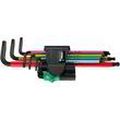 Набір Г-подібних ключів WERA, 950/7 Hex-Plus Multicolour Magnet 1, метричних, BlackLaser, 05022534001