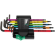 Набор Г-образных ключей WERA, 967/9 TX BO Multicolour 1 BlackLaser, 05024335001
