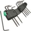 Набір Г-подібних ключів, Wera 967 PKL/9 TORX®, BlackLaser 05024242001. Фото-3