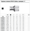 Tорцевая головка 8790 FA Zyklop с приводом 1/4, 5.5×18.0мм, 05003668001. Фото-4