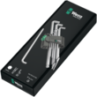 Набор Г-образных ключей WERA, 950/9 Hex-Plus 4, метрических, хромированных, 05073594001. Фото-4