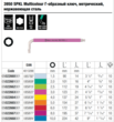 Г-образный ключ WERA, 3950 SPKL Multicolour, метрический, нержавеющая сталь, 05022667001, 8.0×195мм. Фото-9