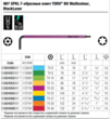 Г-образный ключ WERA,967 SPKL TORX® BO Multicolour, 05024352001, TX10×85мм. Фото-8