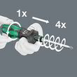 Ручка-держатель WERA 826 T Kraftform Turbo с быстрозажимным патроном Rapidaptor, 1/4×146мм, 05057480001. Фото-4