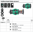 Ручка-битодержатель WERA Kraftform Kompakt Stubby Magazin 2, 05008874001. Фото-11