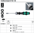 Ручка-бітотримач з тріскачкою WERA Kraftform Kompakt 27 RA 1 SB, 05073660001. Фото-10
