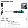Ручка-бітотримач з тріскачкою WERA Kraftform Kompakt 27 RA 2 SB, 05073661002. Фото-9