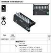 Набор бит Bit-Check 10 TX Universal 2, 05057115001. Фото-9
