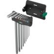 Набор Г-образных ключей WERA 950/9 Hex-Plus 8, хромированный, пластиковый держатель, 05022102001. Фото-2
