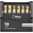 Набор бит WERA Bit-Check 7 TiN Universal 1, 05056285001. Фото-2